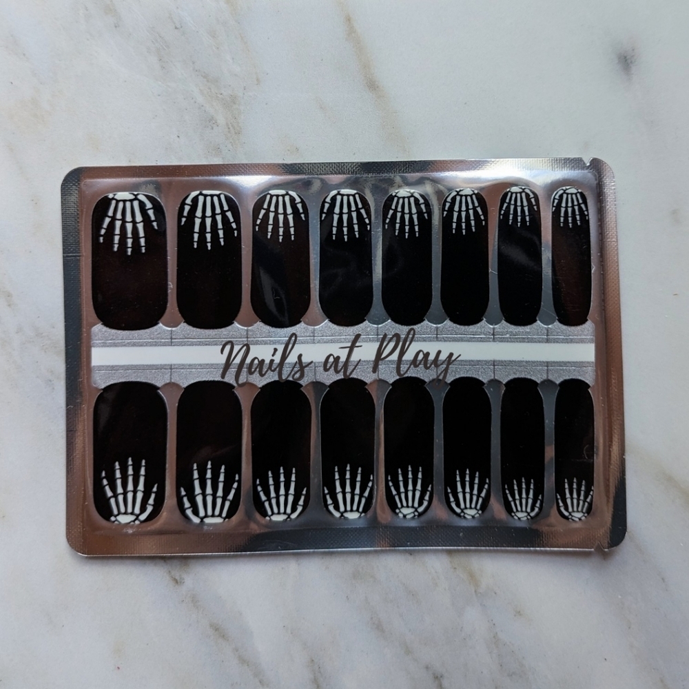 5 for $15 Nail Wraps- Bone Chills